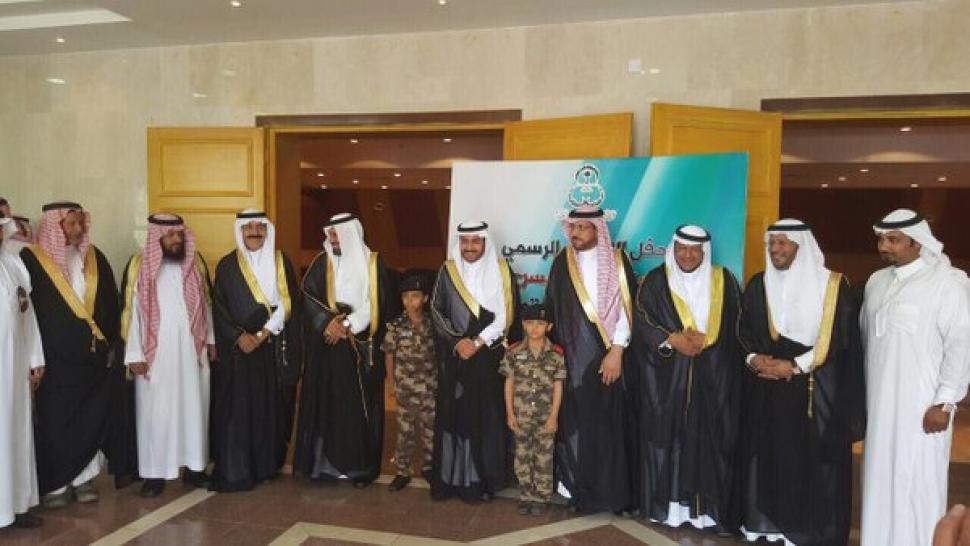 محافظ القريات افتتح اليوم مسرح مركز التنمية الاجتماعية وبحضور مدير عام فرع الوزارة بالجوف.