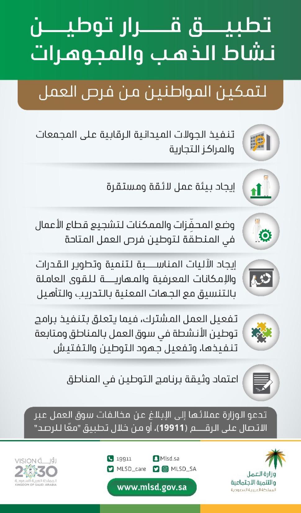 غدًا.. نشاط الذهب والمجوهرات تحت إدارة السعوديين