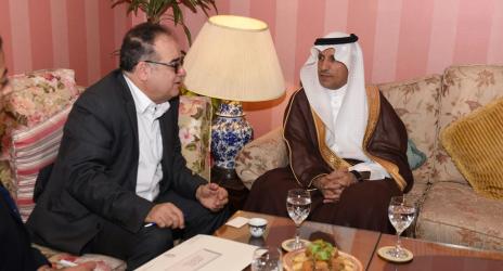 وزير العمل والتنمية الاجتماعية يلتقي وزير الشؤون الاجتماعية التونسي على هامش اجتماع "مجلس وزراء الشؤون الاجتماعية العرب" بالكويت