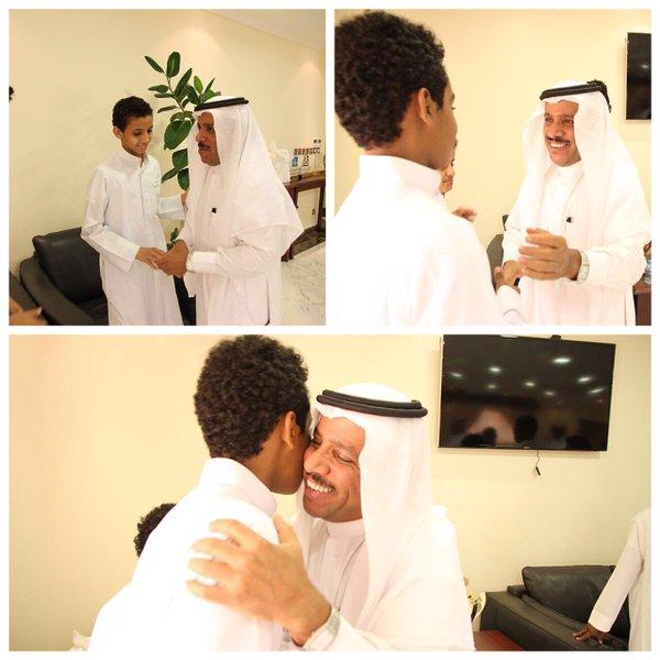 مدير عام فرع الوزارة بـ #القصيم يستقبل أبناء دار التربية بمناسبة حصولهم على المراكز الأولى في كرة الطاولة بالرس.