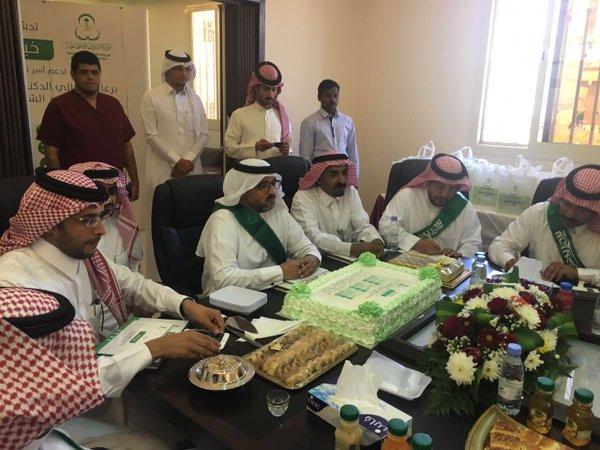 تدشين مبادرة #خير_خلف  بـ #منطقة_الباحة بحضور أبناء ذوي الشهداء والمرابطين.