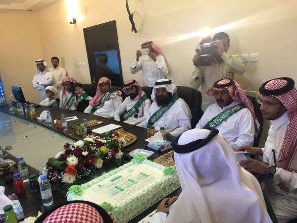 تدشين مبادرة #خير_خلف  بـ #منطقة_الباحة بحضور أبناء ذوي الشهداء والمرابطين.