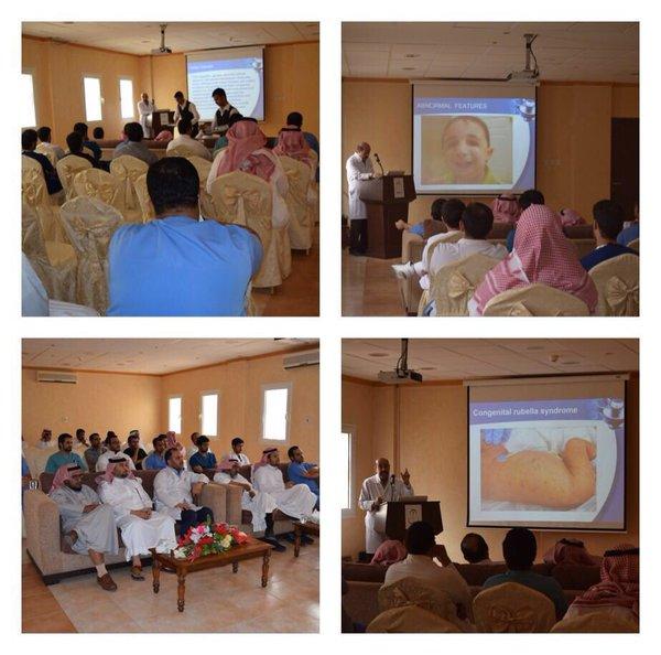 محاضرة طبية أقامها مركز التأهيل الشامل بـ #الرياض لمنسوبيه معتمدة من هيئة التخصصات الطبية. #الشؤون_الاجتماعية.