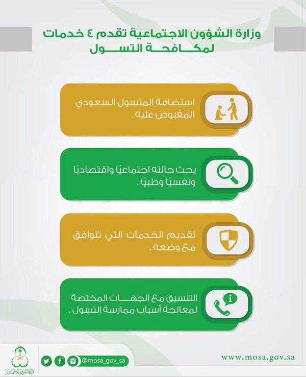 رغبةً منا في الحد من ظاهرة التسول، كانت هذه خدماتنا.
