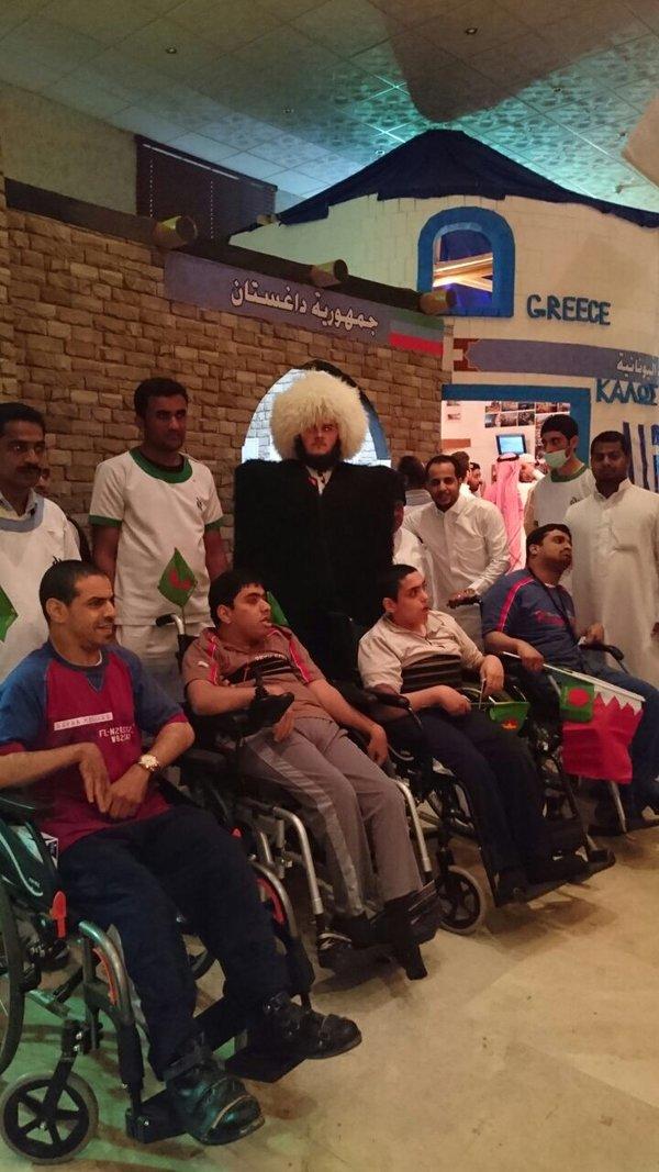 مشاركة أبناؤنا بالتأهيل الشامل في المدينة المنورة بمهرجان الثقافات والشعوب بالجامعة الاسلامية.